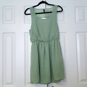 H&M DIVIDED Mint Green Dress Size US 12